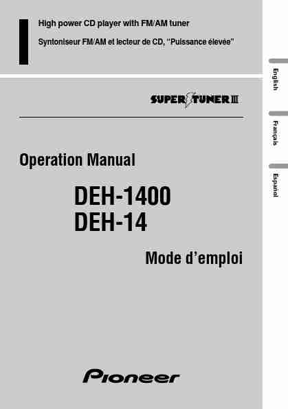 Pioneer Stereo System DEH-14-page_pdf